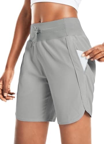 Baleaf Women's 7" Long Running Shorts